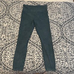 Elation Garment Dye 7/8 legging ocean teal